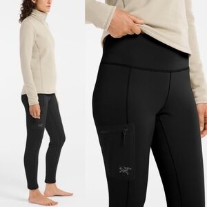 Arcteryx Womens Polartec Rho AR Pants Size S Small